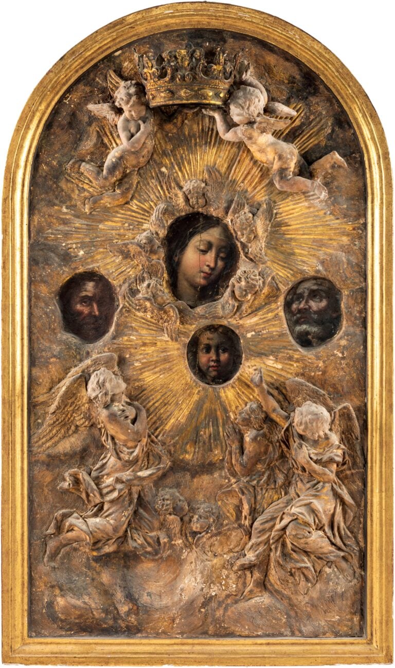 Bartolomeo Mazzuoli, Sacra Famiglia, XVI secolo. Courtesy Casa d’Aste Arcadia