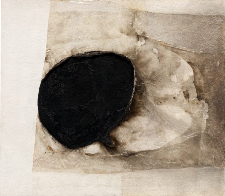 Alberto Burri, Bianco CN 3. Courtesy Sotheby’s