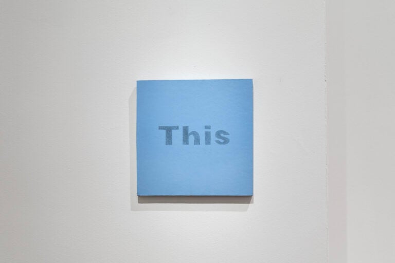 TERRY ATKINSON. L’artista è un motore di significati, Ca' Pesaro, Venezia, 2025. Ph: Irene Fanizza