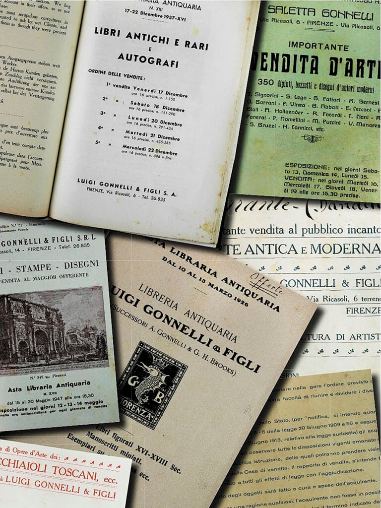 Libreria Antiquaria Gonnelli, Firenze (cataloghi aste)
