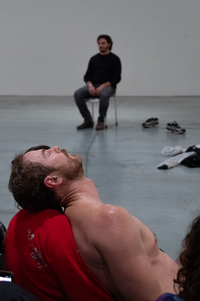 Centro Pecci Prato, Boris Charmatz, Terrain, La Chaise. Photo Elisa Norcini