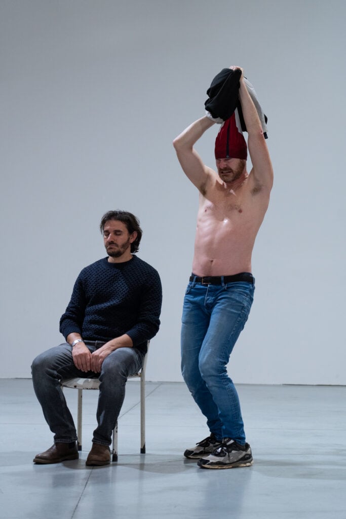 Centro Pecci Prato, Boris Charmatz, Terrain, La Chaise. Photo Elisa Norcini