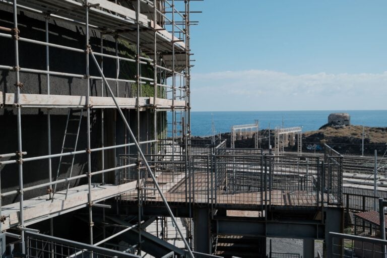 Complesso fieristico Le Ciminiere di Catania durante un recente sopralluogo, 2025. Foto courtesy Davide Gallo