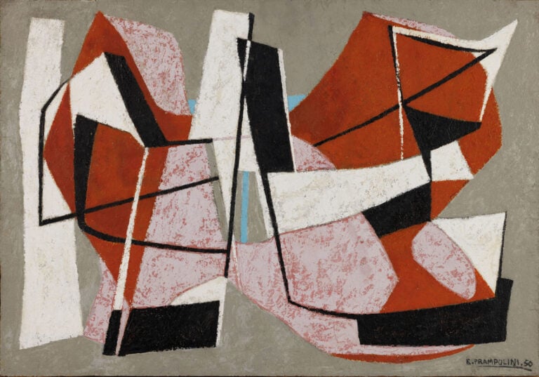 Enrico Prampolini, Composizione, 1950. Collezione Museo MA*GA, Gallarate