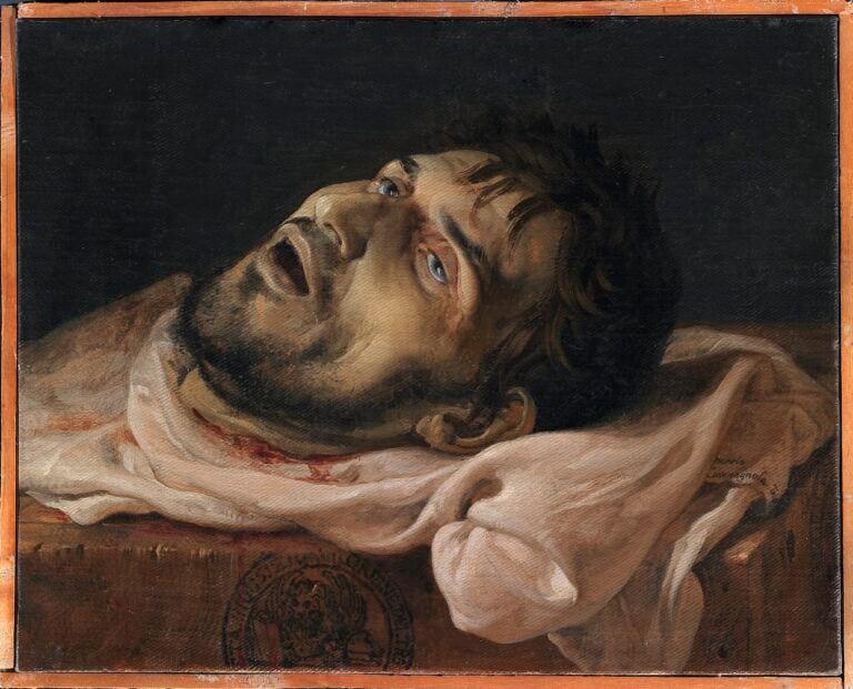 francesco hayez testa tagliata del conte di carmagnola 1834 courtesy w apolloni A Milano torna la mostra fiera di antiquariato AMART 2025