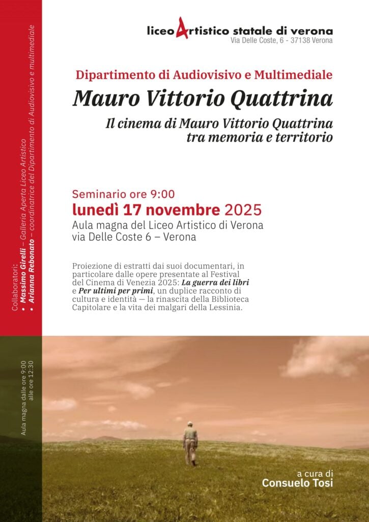 Il cinema di Mauro Vittorio Quattrina tra memoria e territorio