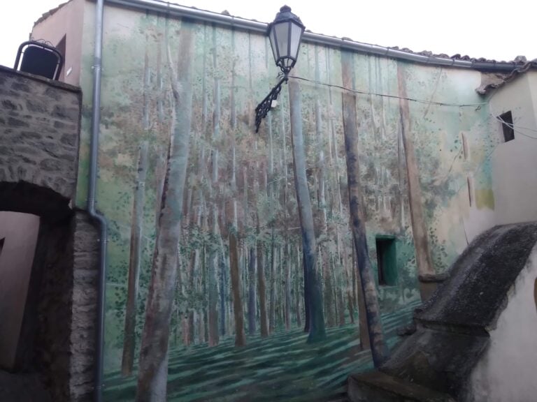 Il murale di Francesco Cerbelli a Casalciprano