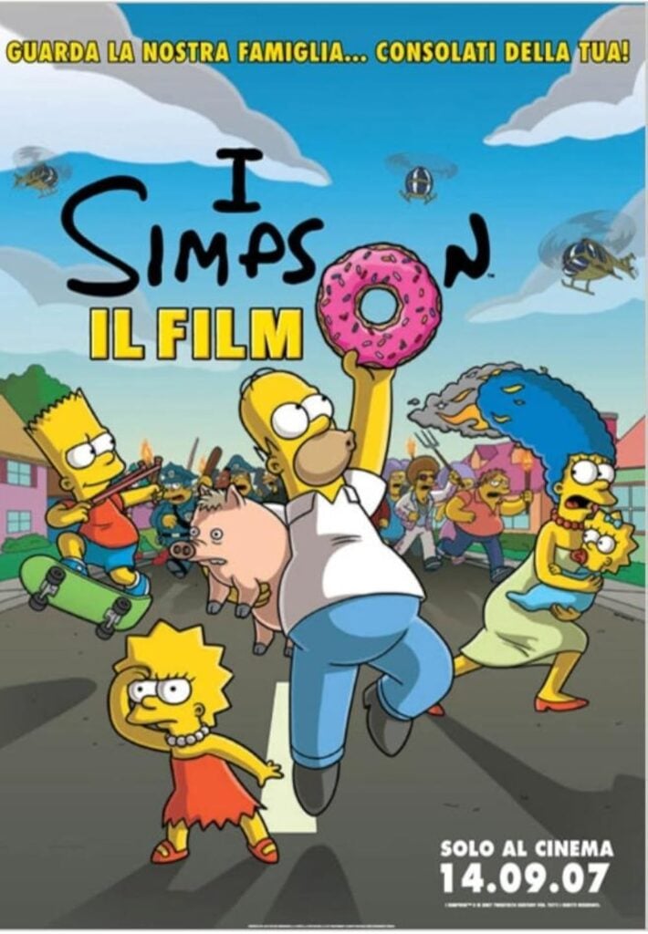 Il poster del film I Simpson_ del 2007