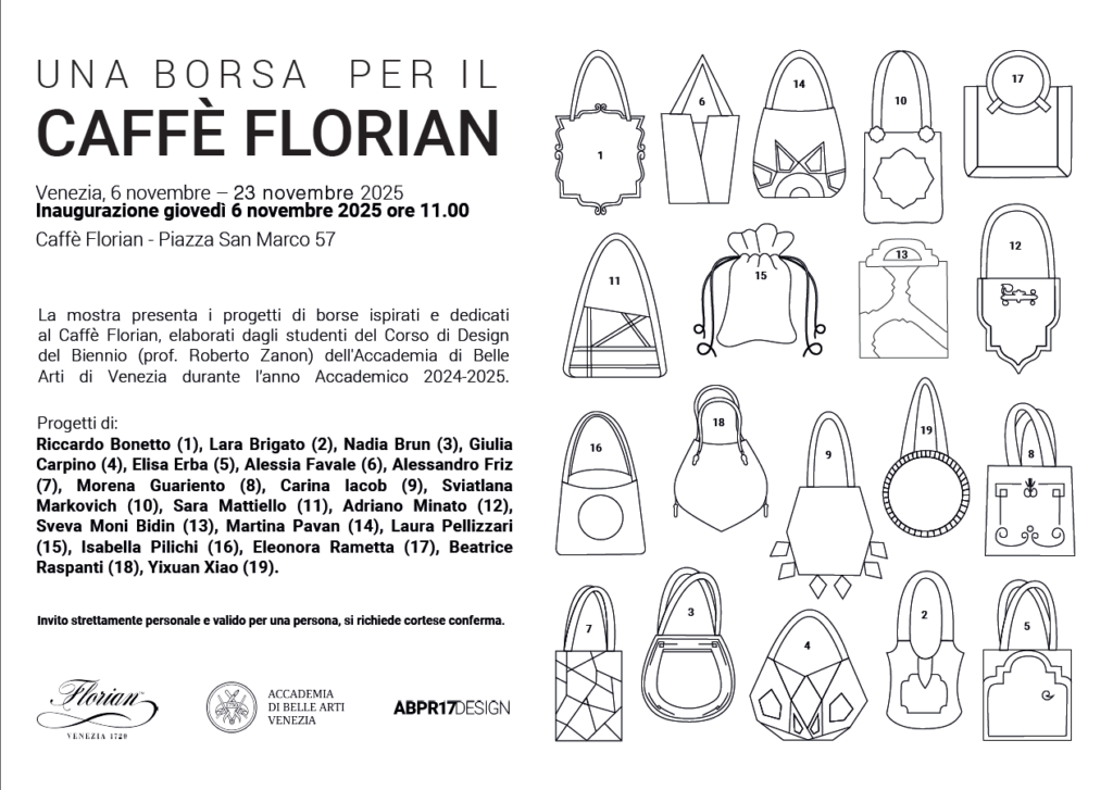 Una borsa per il Caffè Florian