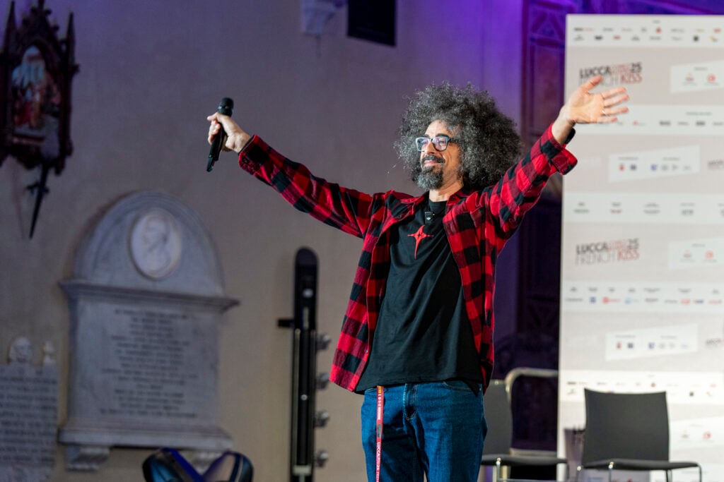 L'incontro con Caparezza. Photo Leonardo Grida
