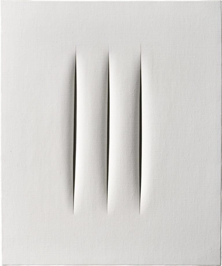Lucio Fontana, Concetto Spaziale, Attese. Courtesy Sotheby’s