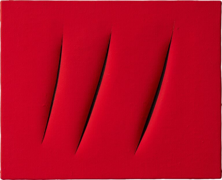 Lucio Fontana, Concetto Spaziale, Attese. Courtesy Sotheby’s
