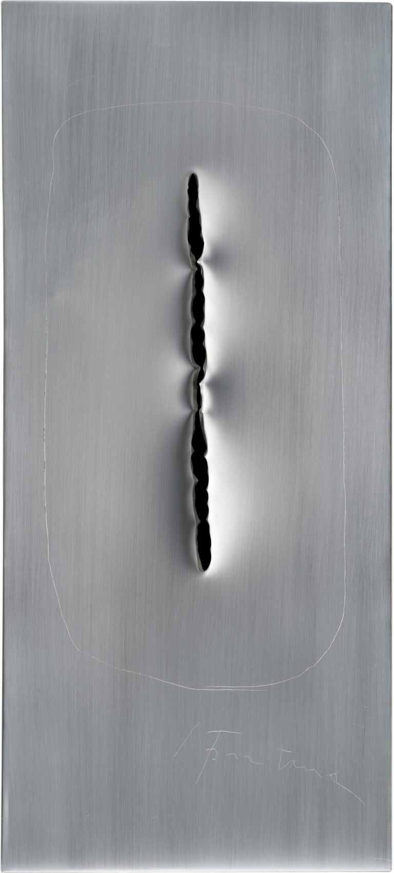 Lucio Fontana, Concetto Spaziale. Courtesy Sotheby’s