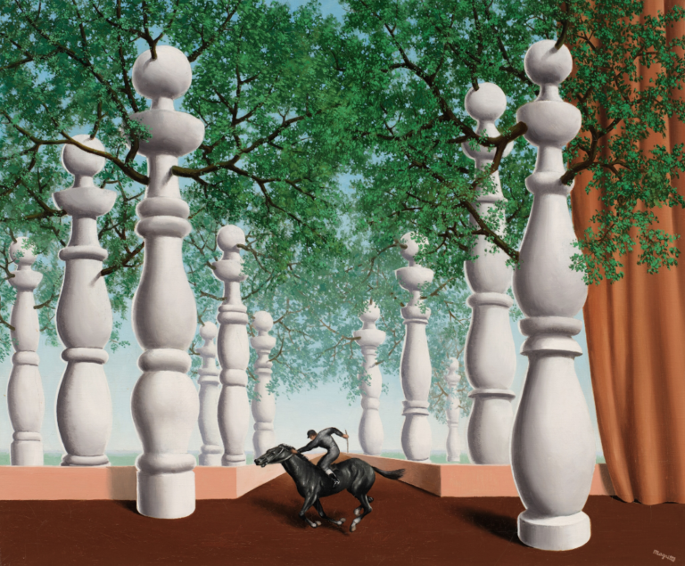 René Magritte, Le Jockey perdu, 1942. Courtesy Sotheby's