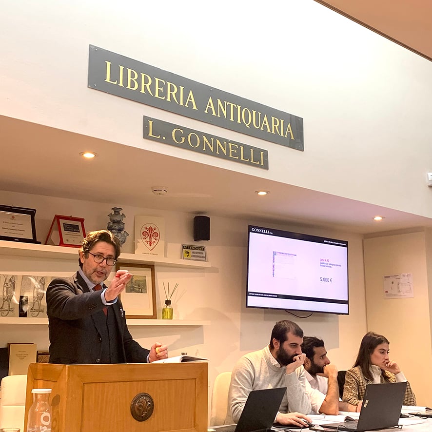 Libreria Antiquaria Gonnelli, Firenze (aste)