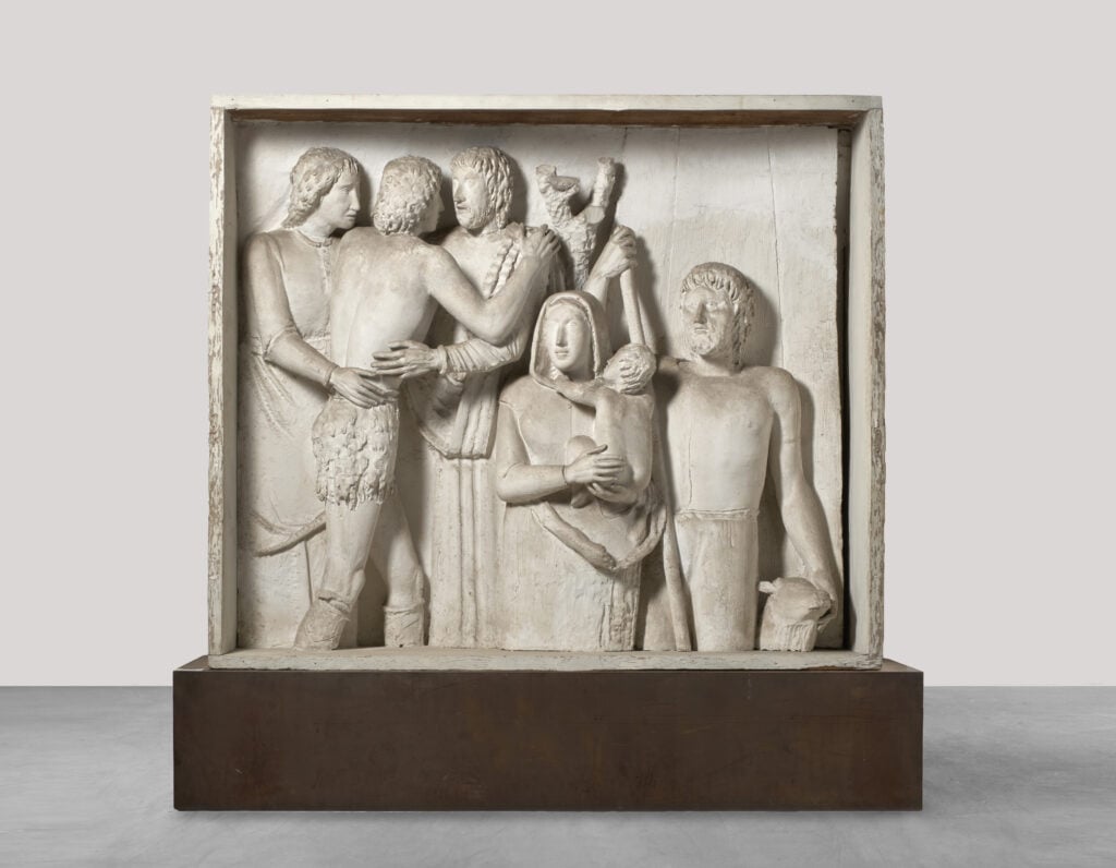 Arturo Martini, Il Figliol prodigo e la Famiglia, 1936-37. Courtesy Il Ponte Casa d'Aste