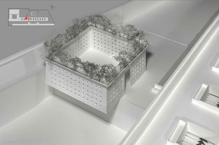 Masterpan Ala Cosenza. Fotografia del modellino in scala 1:100