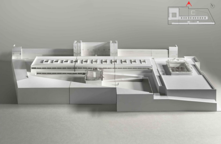 Masterpan Ala Cosenza. Fotografia del modellino in scala 1:100