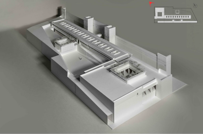 Masterpan Ala Cosenza. Fotografia del modellino in scala 1:100