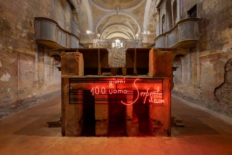 Massimo Bartolini, 100 Giorni, 2025. Photo Form Group - Andrea Rossetti. Courtesy San Carlo Cremona e l’artista. Con il contributo di MASSIMODECARLO