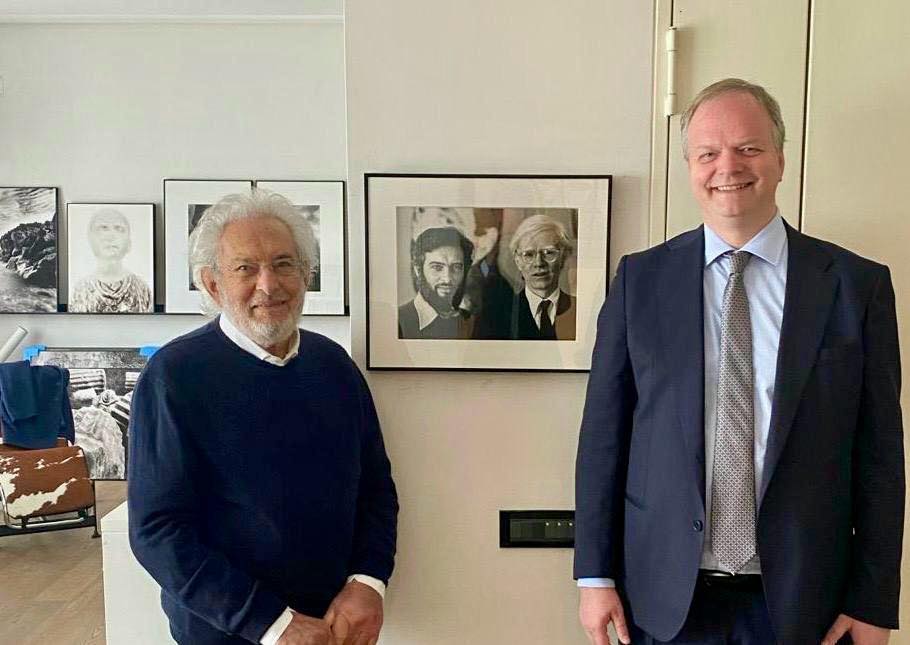 mimmo jodice con eike schmidt Ricordare Mimmo Jodice. Mostre, progetti e proiezioni per celebrare il fotografo napoletano