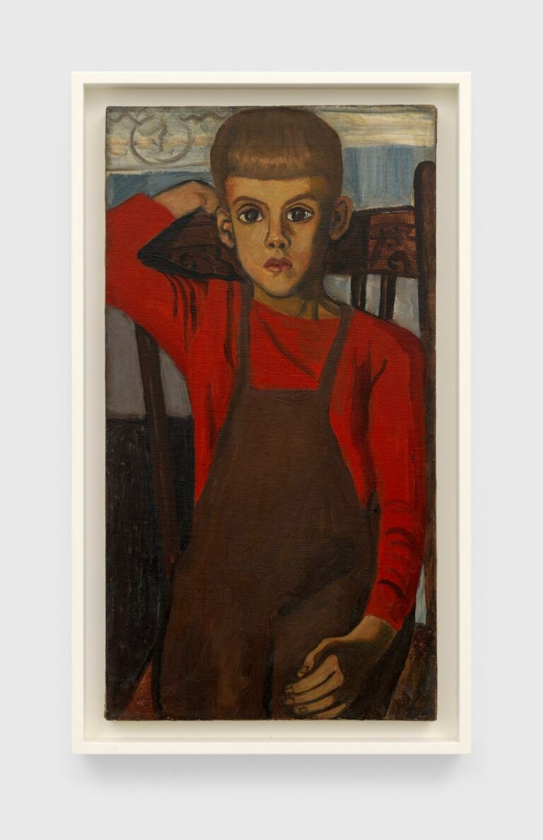 Alice Neel, Richard at Age Five, 1945 Oil on canvas, 66.2 × 35.9 cm