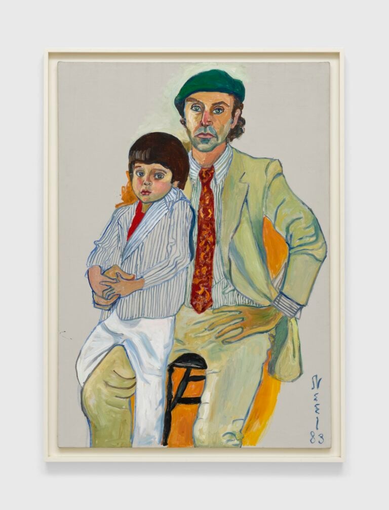 Alice Neel, Hartley and Andrew, 1983 Oil on canvas, 121.9 × 86.4 cm