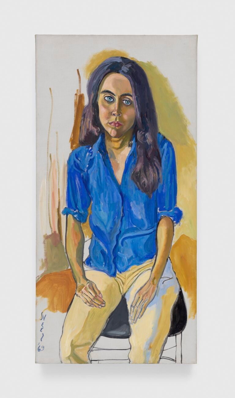 Alice Neel, Ginny in Blue Shirt, 1969 Oil on canvas, 121.9 × 61 cm