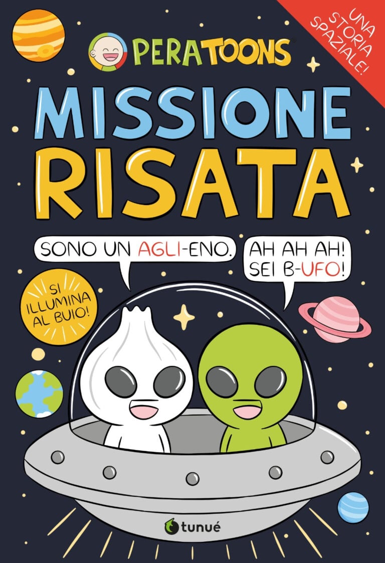 Pera Toons, Missione risata (Tunué, 2025). Copertina