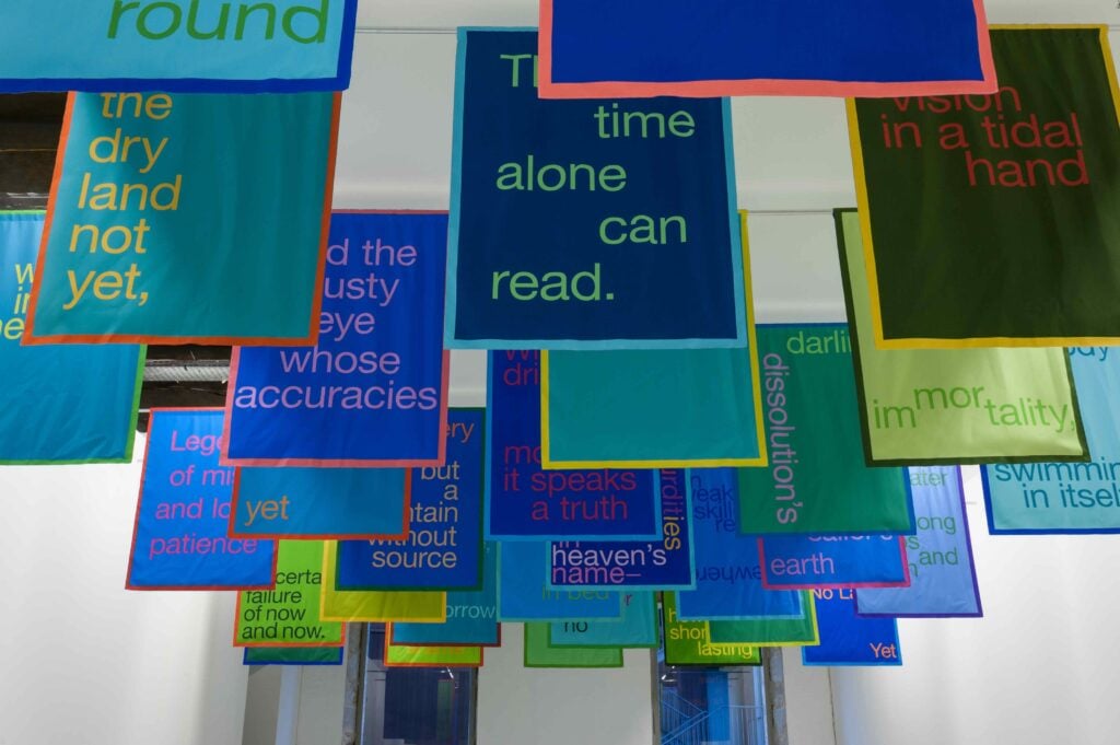 Renée Green, Space Poem #2 (Laura's Words), 2009. Collection Frac Grand Large - Hauts-de-France Crédit. Photo Emile Ouroumov