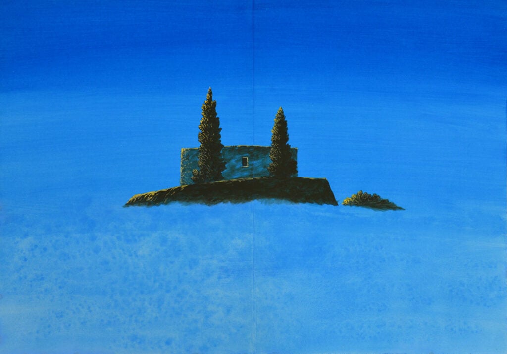 Nello studio dell’artista