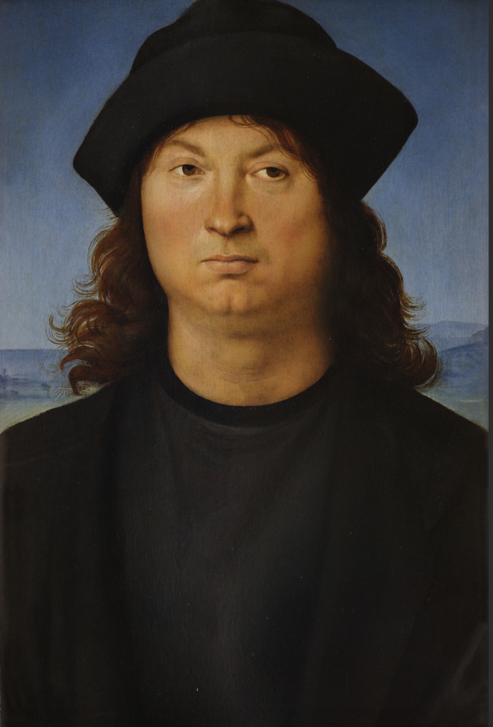 (Attribuito a) Raffaello Sanzio, Ritratto di Uomo, 1502-1504, olio su tavola
© Galleria Borghese / foto Mauro Coen