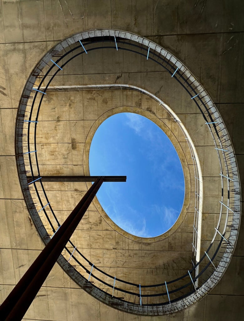 Sede di Bentivoglio, fondazionemarionanni. Il grande lucernario. Foto Biancamaria Nanni, 2024