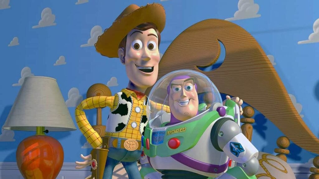 Un frame di Toy Story