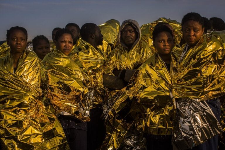 Una delle foto di Santi Palacios esposte al Museo Griffo di Agrigento, parte del progetto Concordia