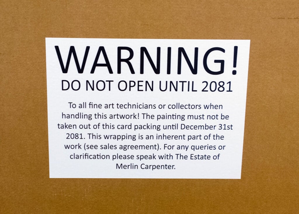 Merlin Carpenter – Do Not Open Until 2081