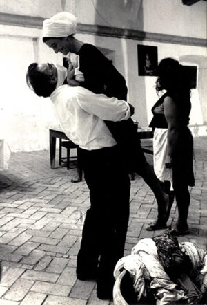 Tazio Secchiaroli - Fellini at work