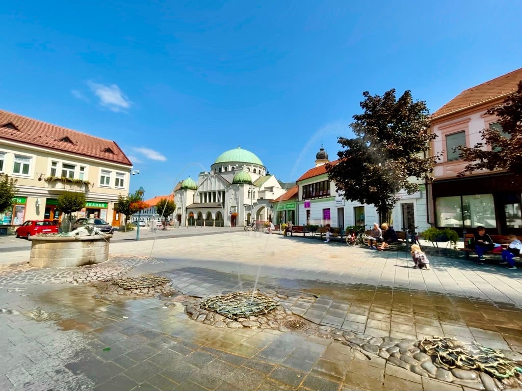 Uno scorcio del centro storico di Trenčín. Courtesy Trenčín 2026