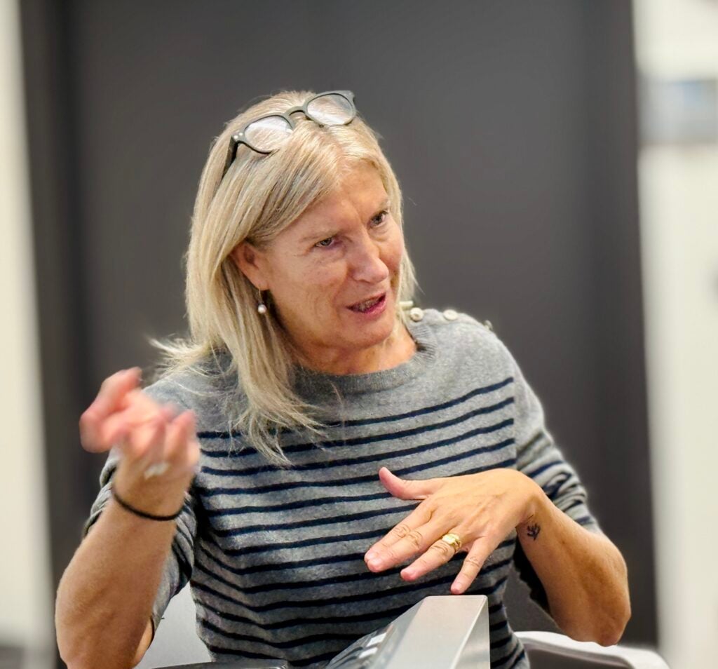 Valentina Tosoni durante l'intervista alla IULM