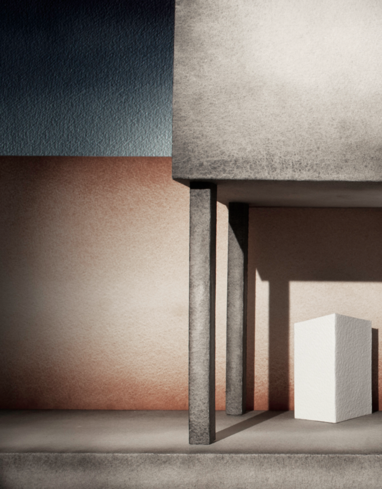 Marco Palmieri, Studio per un&rsquo;Annunciazione (Piero della Francesca), 2014, stampa a getto d&rsquo;inchiostro su carta Hahnemüle montata su alluminio, dim. 50 x 40 cm, ed. di 5