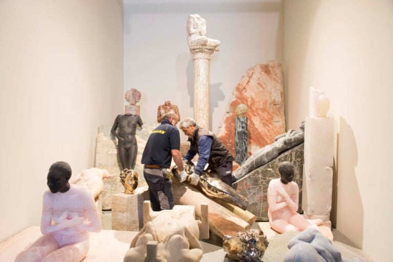 Codice Italia. Vanessa Beecroft in mostra alla Biennale di Venezia 2015. Photo &copy;Fabio Petronilli