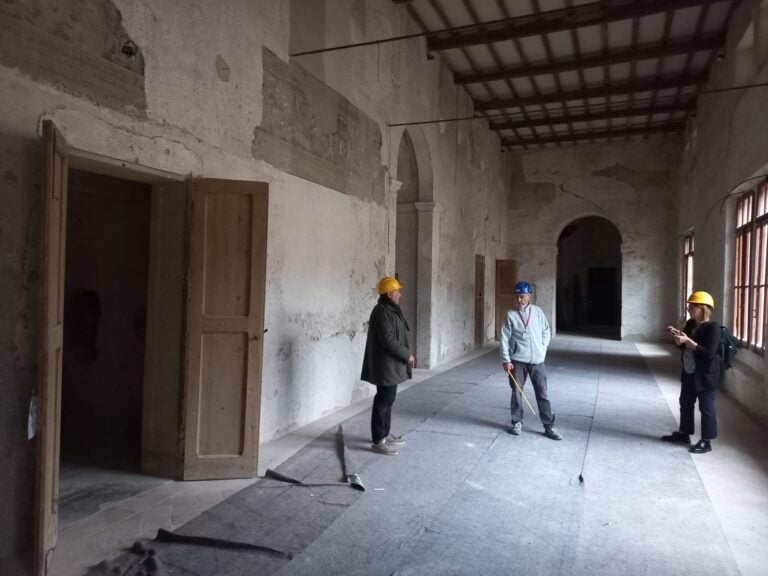 Stato dell&rsquo;arte dei restauri. Photo courtesy Anna Vittoria Zuliani