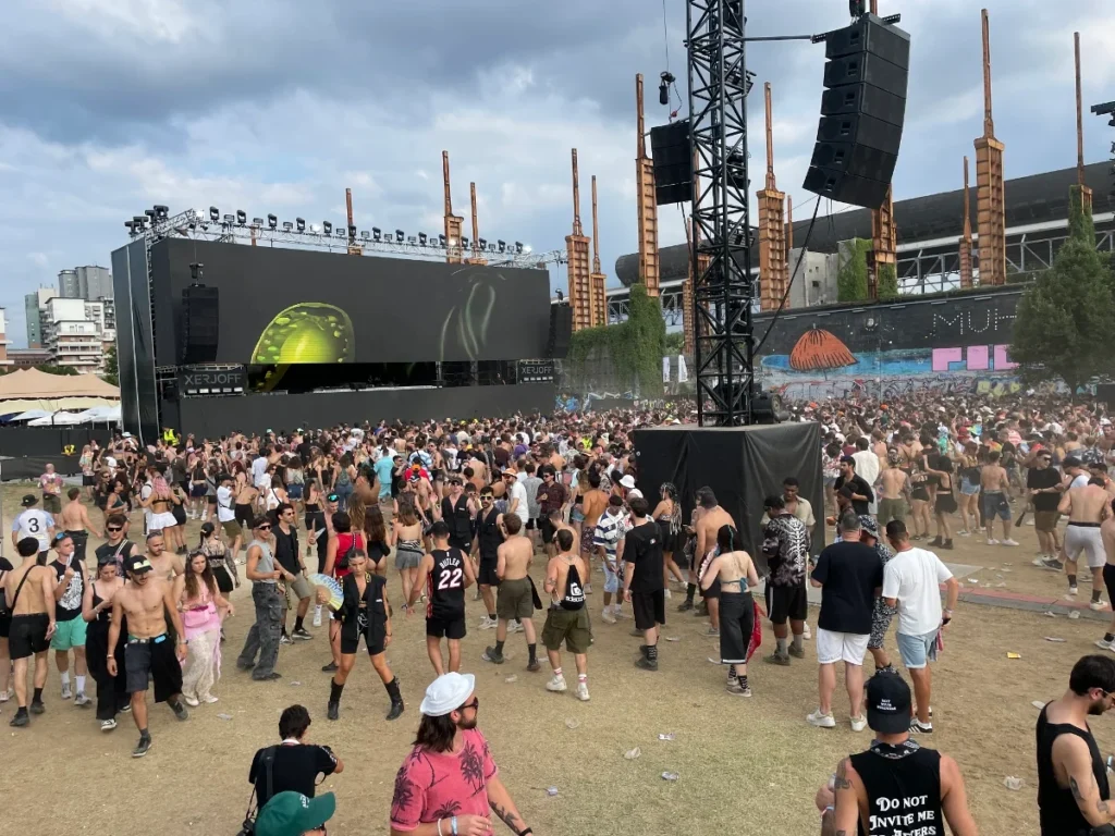 Kappa futur festival, Solar stage. Photo Claudi Giraud