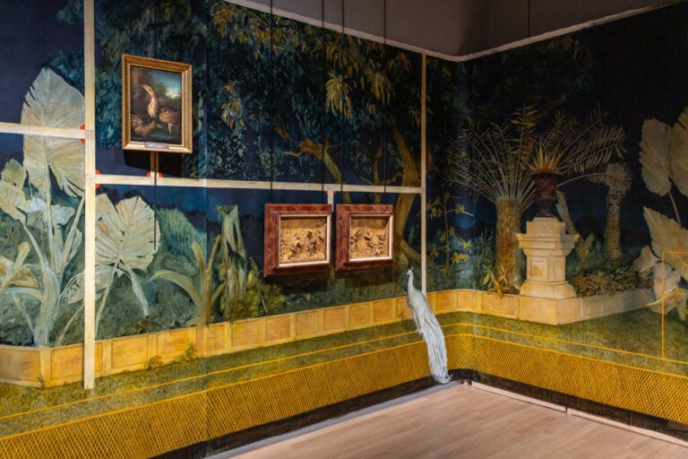 Paolo Chiasera, Orto tintorio di Bergamo, 2025, installation view, Accademia Carrara