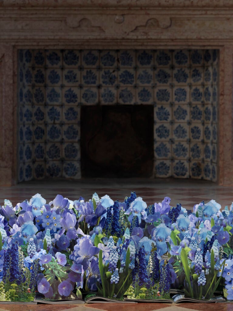 Andrea Mastrovito, Sette Stanze, Marca Corona per l&rsquo;Arte, 2025, installation view, Palazzo Ducale di Sassuolo, Ph. Dario Lasagni