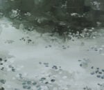 Rudy Cremonini, Caduta muta, 2025, 70 x 80 cm, olio su lino