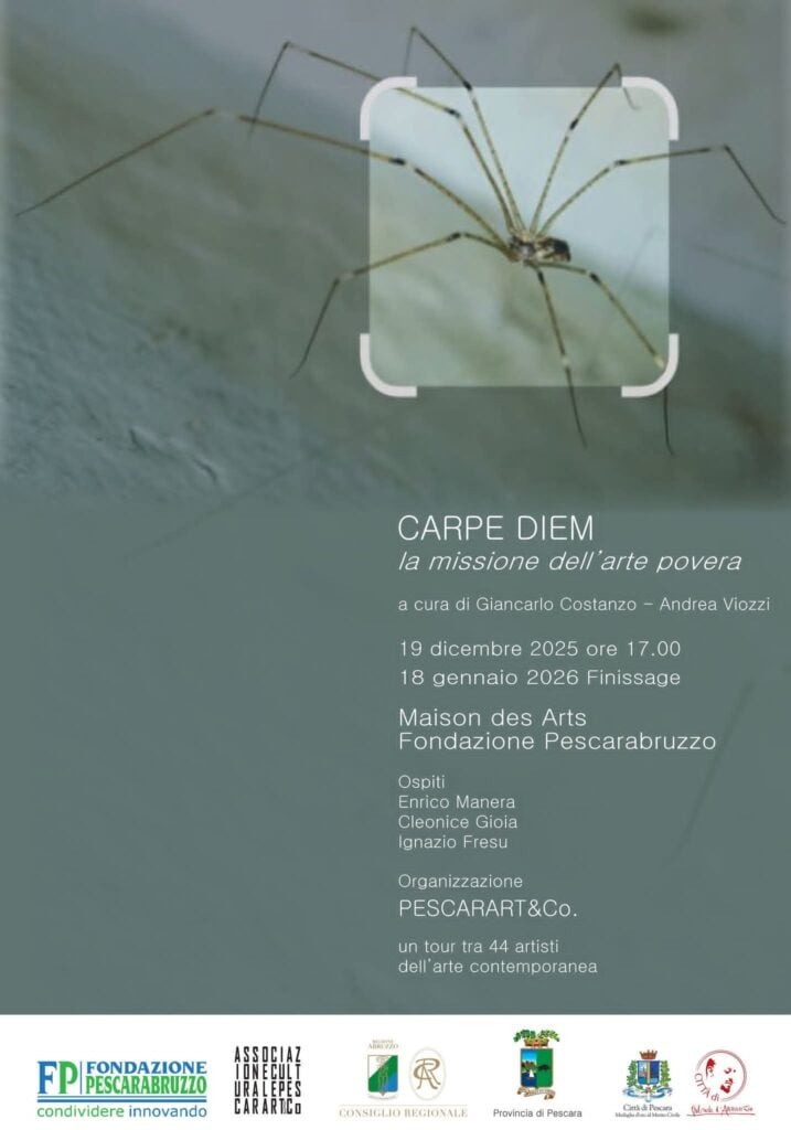 Carpe Diem: La missione dell’’arte povera