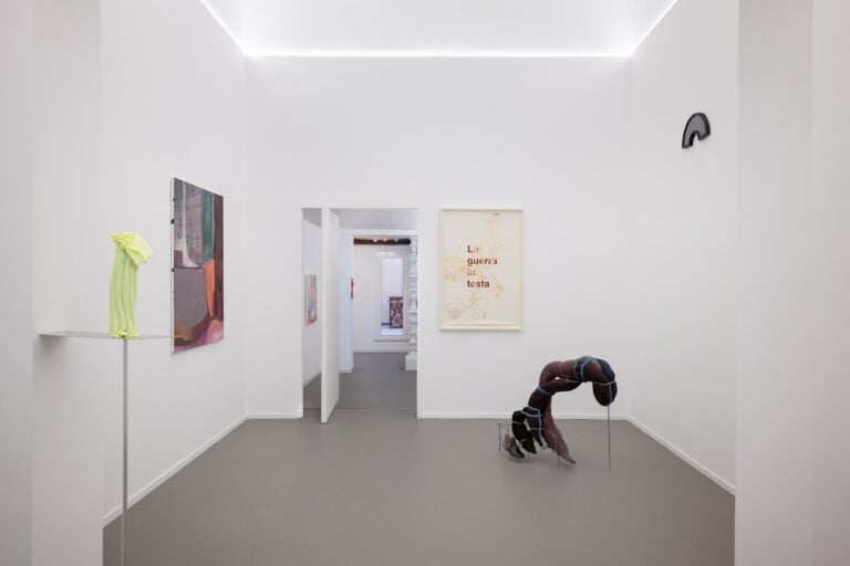 Da sx: CAMPOSTABILE, Giuseppe Buzzotta, Diego Miguel Mirabella, Francesco Albano, Stian Eide Kluge - L’Ascensore, Palermo 2025 - Ph. Fausto Brigantino