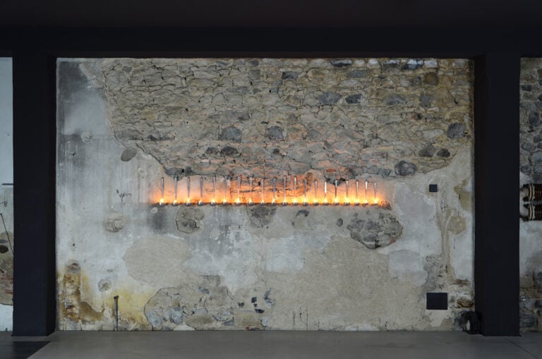 L'opera di Marta Allegri per la mostra Matermània/Matermanìa ad Atipografia ad Arzignano, installation view