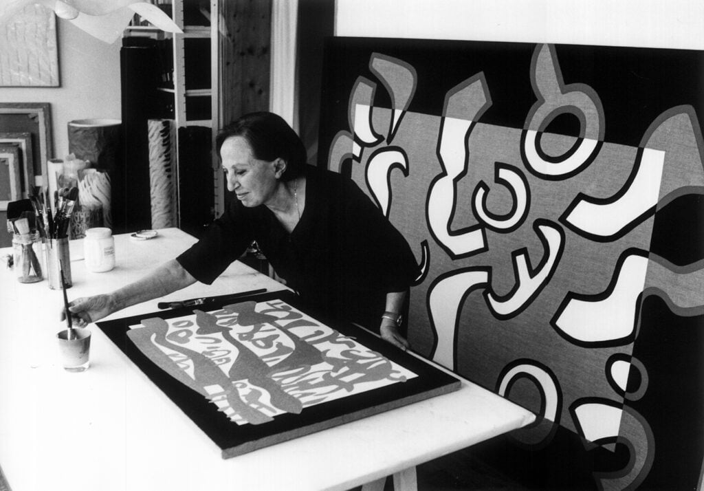 Elisabetta Catalano, ritratto di Carla Accardi, Roma, 2000